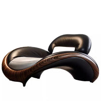 Italian sofa, modern cowhide sofa with a sense of atmosphere