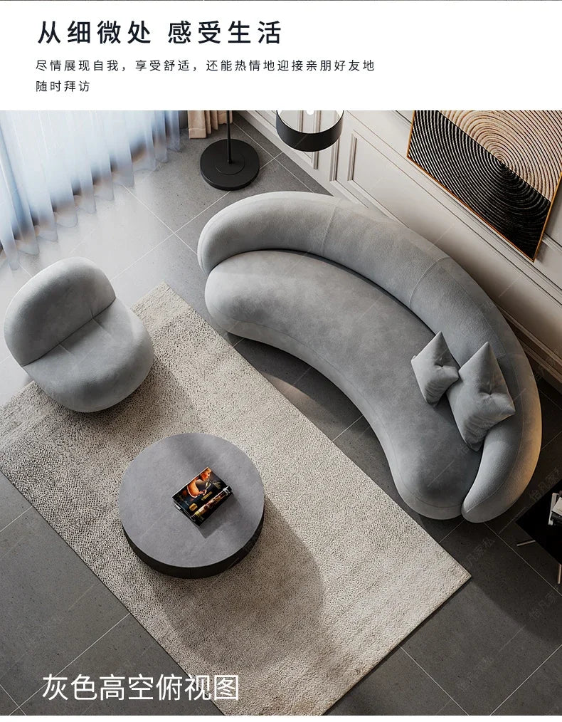 Elastic Luxury Living Room Sofa Modern Aesthetic Elegant Sectional Sofa Designer Replica Muebles Para El Hogar Nordic Furniture
