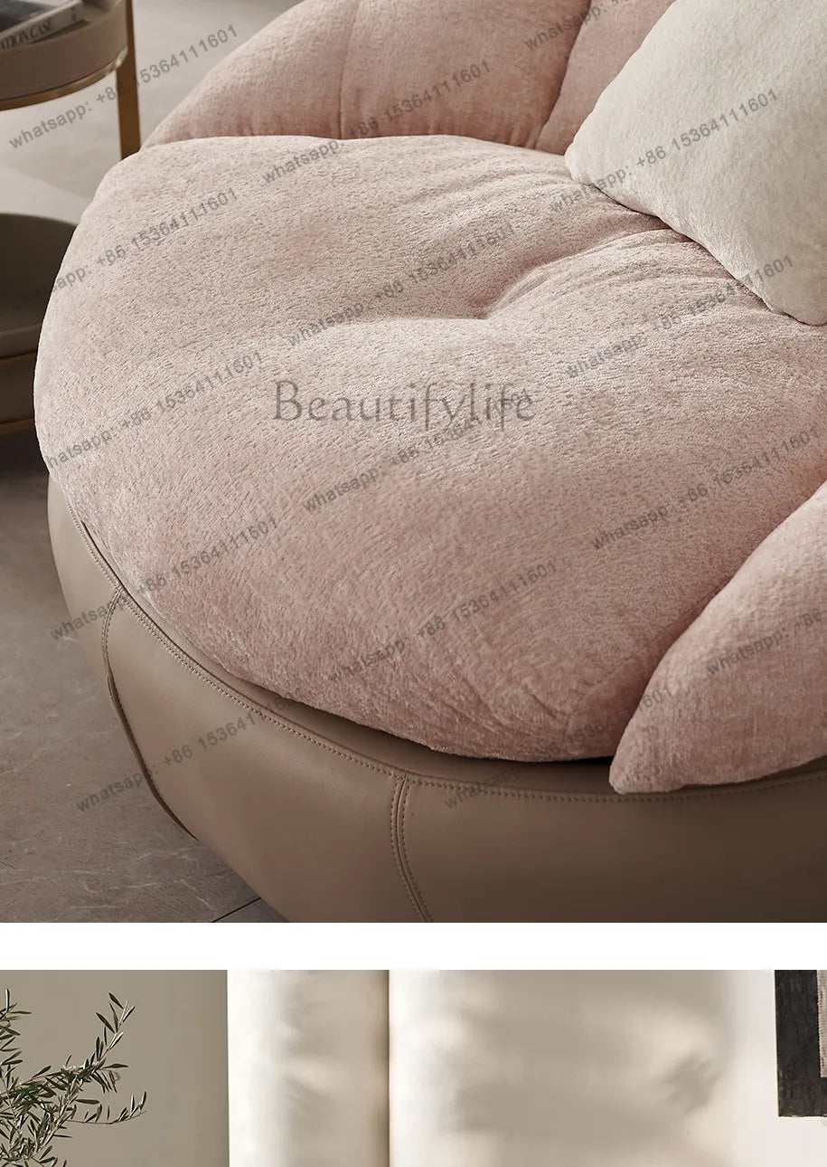 yj57 Sofa chair modern simple living room balcony household lazy leisure chair spot light luxury