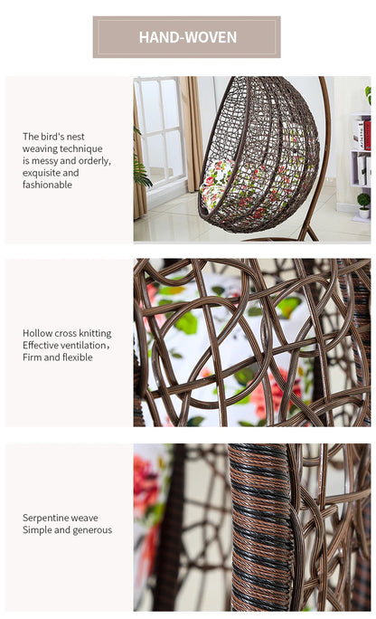 New Style Patio Swings Indoor Hanging Swing Chair Outdoor Furniture Bedroom Garden Nest Egg Chair Customized