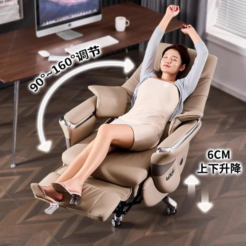Home Office Desk Chair for Vanity Reclining Armchair Furniture Height Adjustable Chair on Wheels Chaise Bureau De Travail Magalu