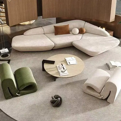 Premium ins style home nail salon rest area beauty salon sofa light luxury office home Nordic style sofa