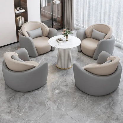 Ensemble de canapés de négociation pour hall d'hôtel moderne et léger, zone de réception pour bureau de vente, zone de repos pour Salon de beauté, Tables et chaises