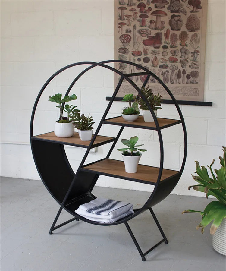 Nordic Living Room Bedroom Floor Shelf Bogu  Accessory  Book Flowe  Wine Rack Display Storage