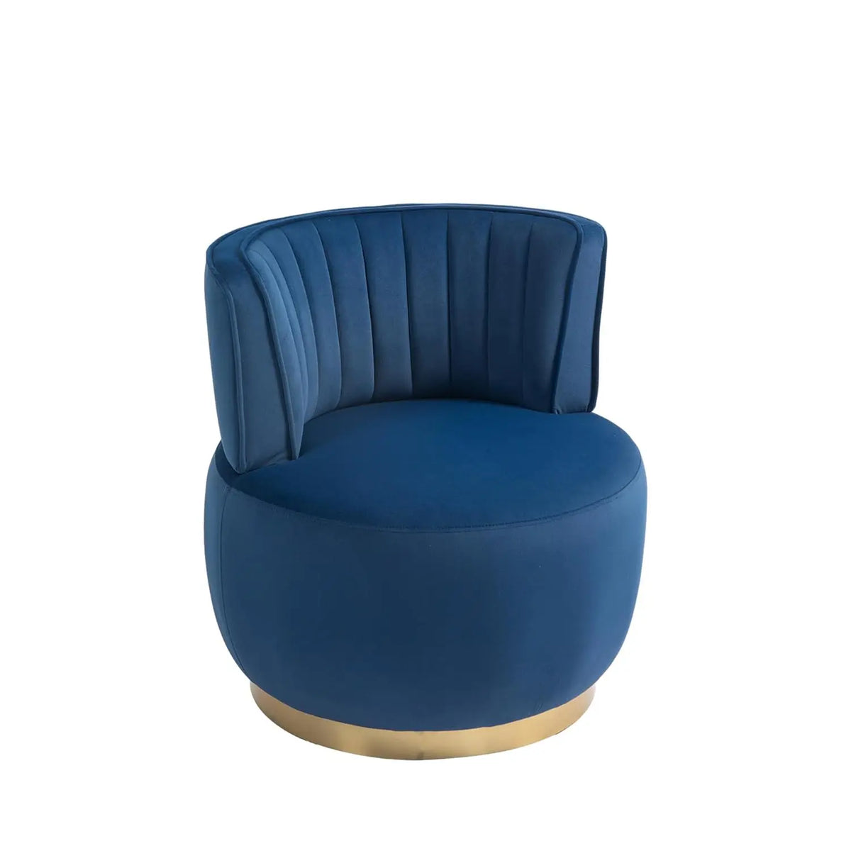Modern Velvet Swivel Barrel Chair, 360 Degree Plush Upholstered Round Armchair with Wide Seat, Cozy Lounge Chair, Customized