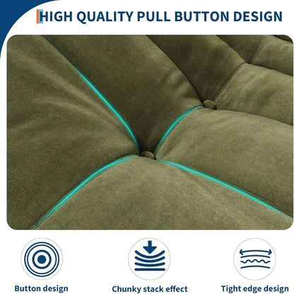 Single seat caterpillar sofa, stylish and luxurious, suitable for use in living rooms, bedrooms, hotels, and shopping malls