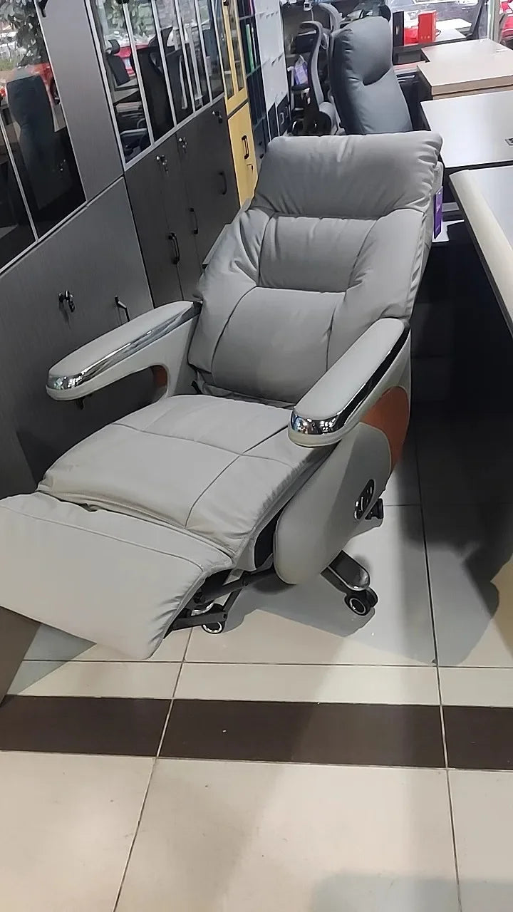 Bedroom Leather Office Chair Rolling Vanity Study Swivel Luxury Chair Accent Recliner Sillas De Escritorio Salon Furniture