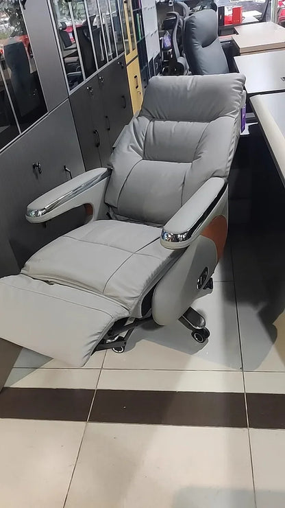 Bedroom Leather Office Chair Rolling Vanity Study Swivel Luxury Chair Accent Recliner Sillas De Escritorio Salon Furniture