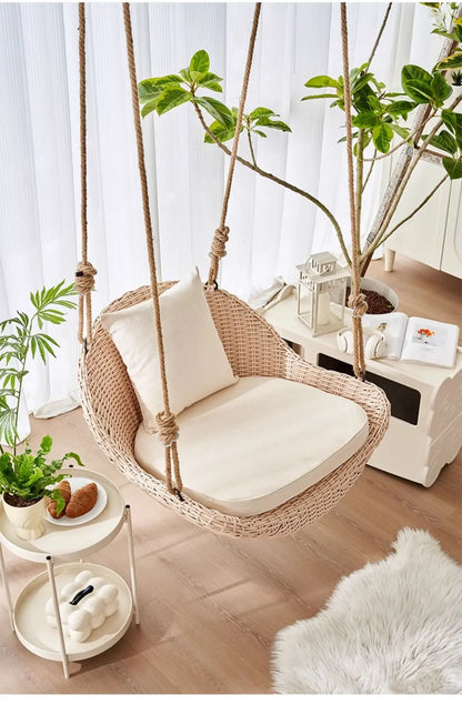 Hanging basket chair indoor swing household hanging hammock rocking balcony Internet celebrity swing hanging