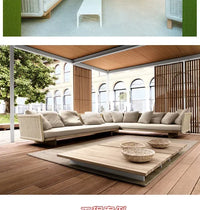 combination furniture Outdoor sofa, outdoor leisure terrace, patio, rattan sofa, teak villa, hotel, garden balcony
