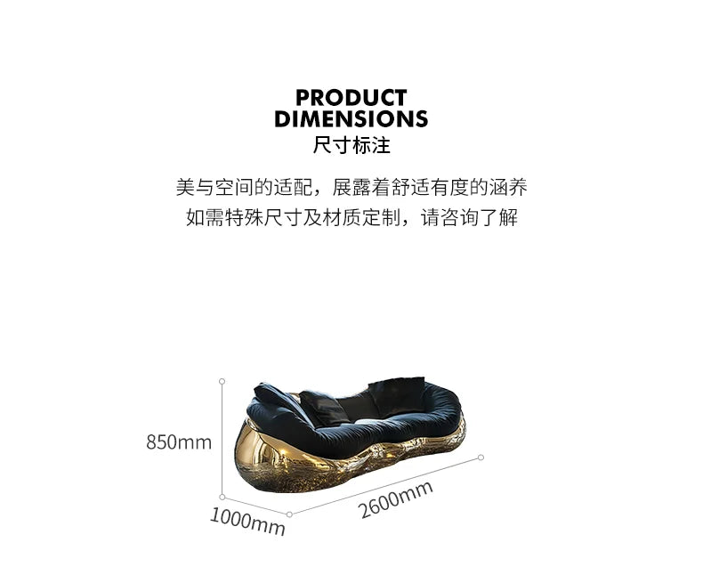 Art Aesthetics Sofa Villa Modern Light Luxury Furniture High Luxury International Pavilion J1