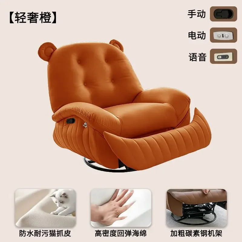 Electric single sofa, home living room leisure recliner