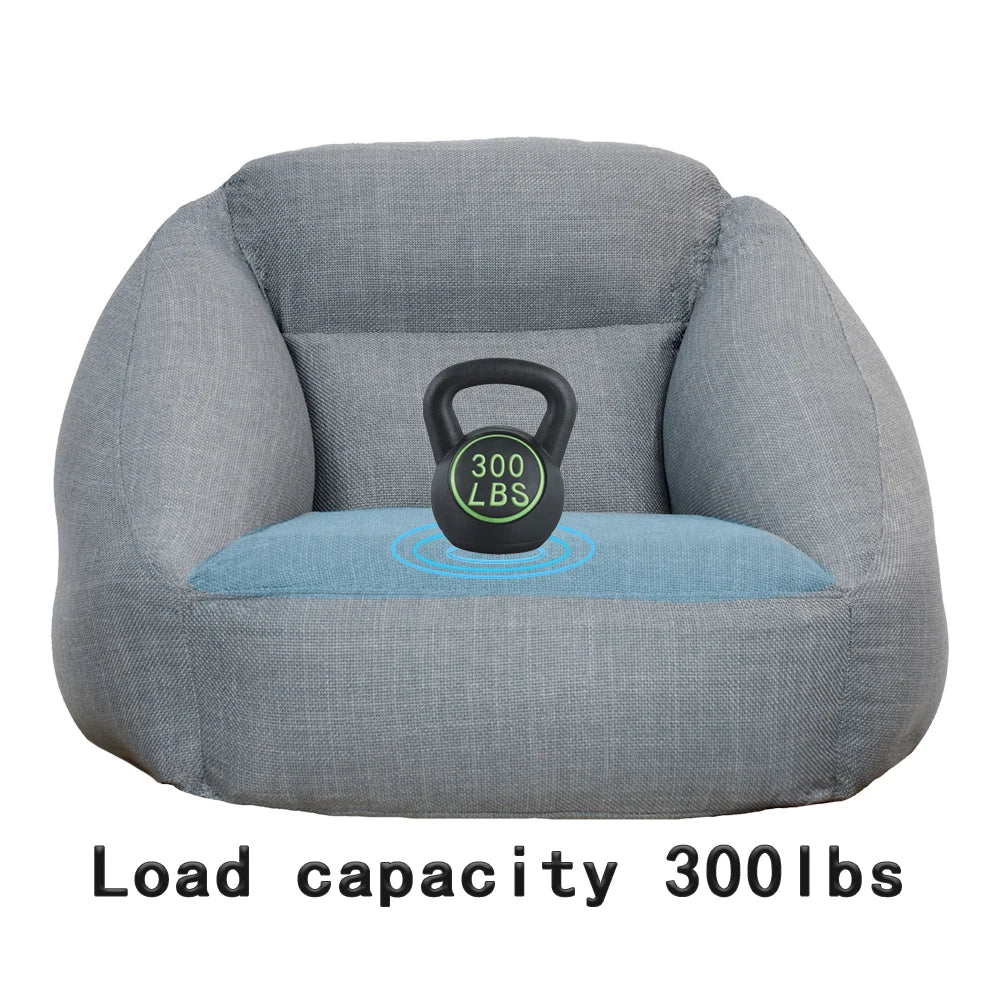 Minimalist Inflatable Sofa Cosplay Furniture Quick Inflation Portable Foldable for Indoor Outdoor Camping Chair Adult Use