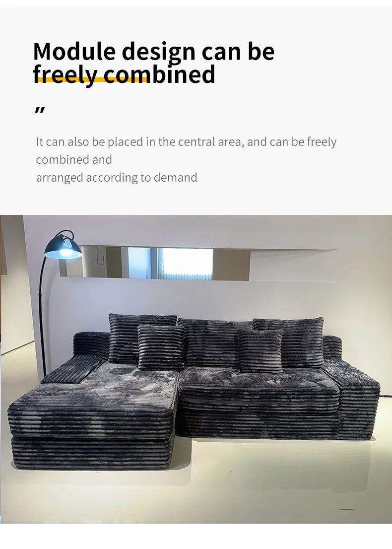 Family Minimalist Compression Sofa Luxury Sectional Italian Multifunctional Compression Sofa Relaxing Recliner Divano Furniture