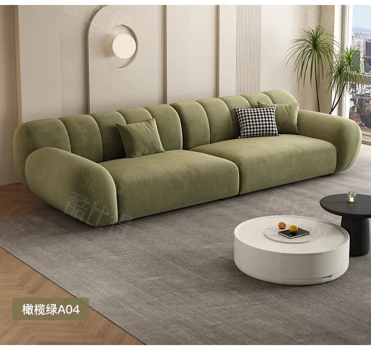 Fabric Living Room Sofas Modern Minimalist Sectional Modular Sofa Elegant Comfortable Canape  De Luxe Nordic Furniture