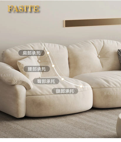 Lounge Living Room Sofas Fabric Minimalist Modern Design Sofa Elegant Comfortable Kanapy
