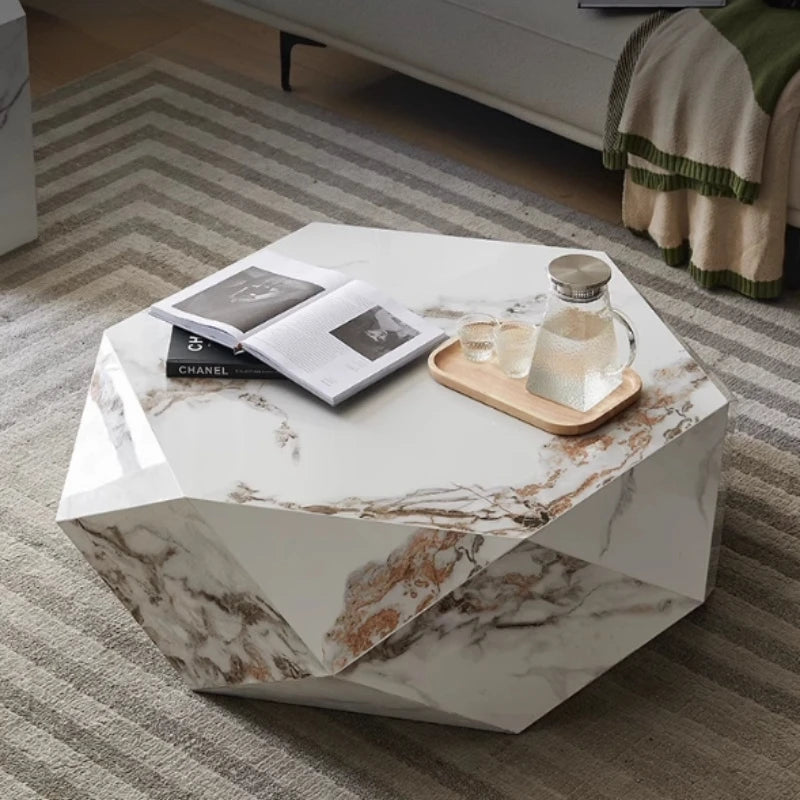 Minimalist Polygonal Coffee Tables Creative Modern Design Coffee Tables Diamond Design Living Room Furniture Quemo decoration