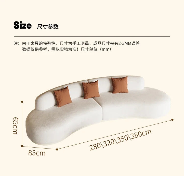 Cream Wind Aesthetics Sofas Lounge Luxury Gaming Lazy Nordic Modern Sofas Romantic Comfortable Adult Divano Balcony Furniture