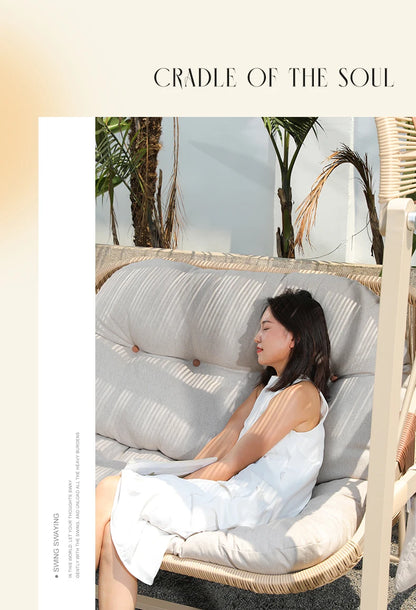 Outdoor Swing Courtyard Villa Double Garden Hammock Balcony Cradle