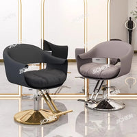 Hair salon special lift rotating fashion hair cutting seat light luxury ironing barber shop chair