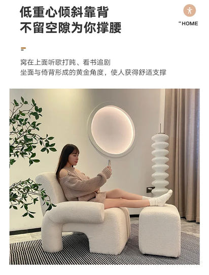 Makeup Designer Living Room Chairs Nordic Salon Sofa Arm Relax Bedroom Living Room Chairs Reading Girl Sillon