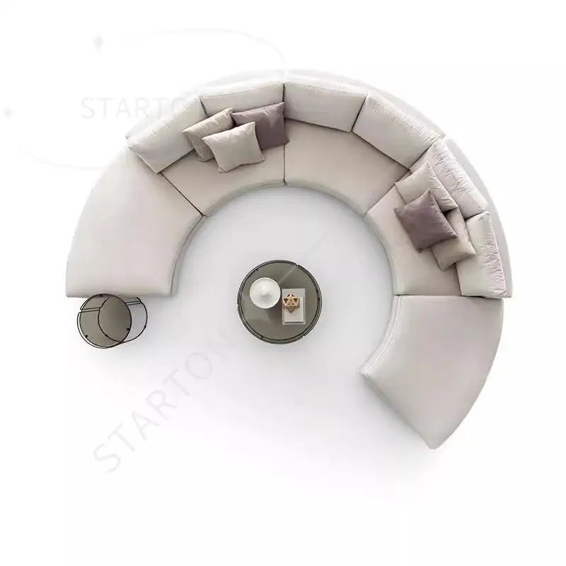 Designer Style Curved  Hotel Reception  Office Guests'  Modern Design  Foam Filling Sofa Hotel Application