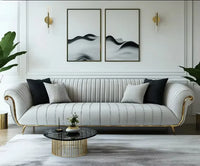 Modern Design Living Room Furniture Combination Leather Luxury Sofa Set