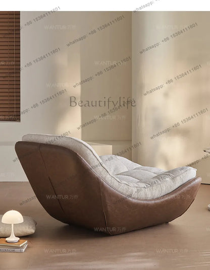 minimalist light luxury Nordic sofa chair simple leisure lazy sofa chair