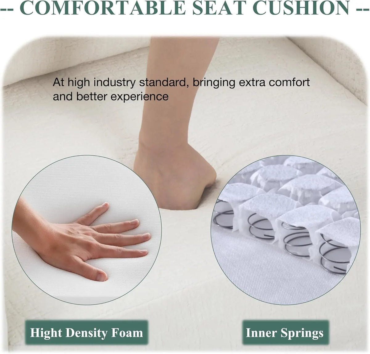 Swivel Accent Chair, 360° Rotation Chenille Fabric Upholstered Leisure Armchair with Lumbar Pillow for Living Room Bedroo