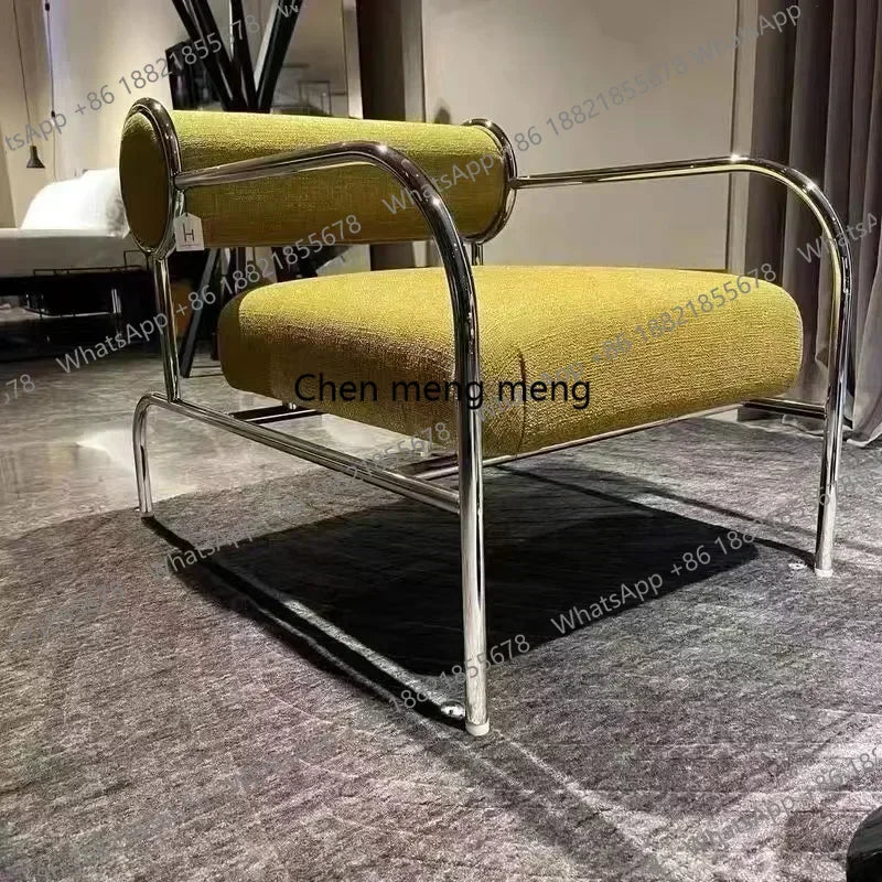 Designer Chair Gaming Living Room Chairs Arm Sofa PU Leather Modern Lazy Chair Designer Unique Fauteuil Salon Single Sofa