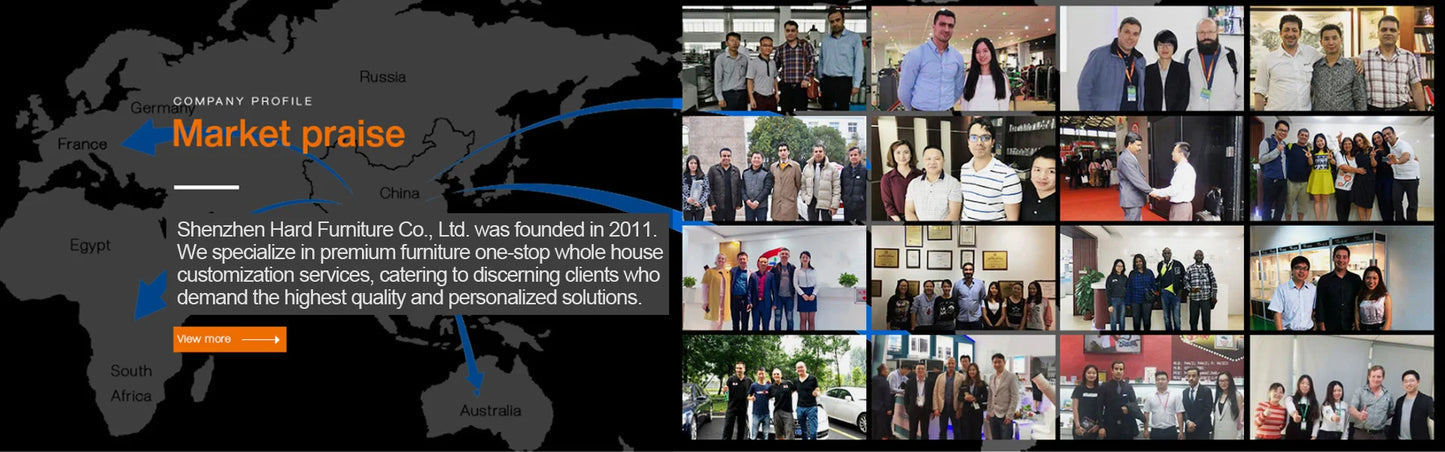 Custom Light Luxury Bedroom Furniture High Quality Wooden Dressing Table Set Smart LED Makeup Mirror Vanity Table with Drawers