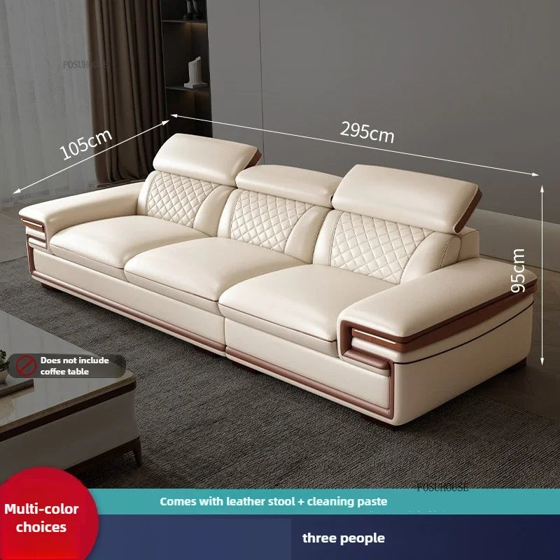 Light Luxury Living Room Sofas Villa Comfortable Italian Style Design Modularity Sofas Recliner Sofas for Living Room Furniture