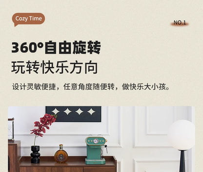 AASingle Sofa Rotating Chair Balcony Living Room Leisure Chair Light Luxury