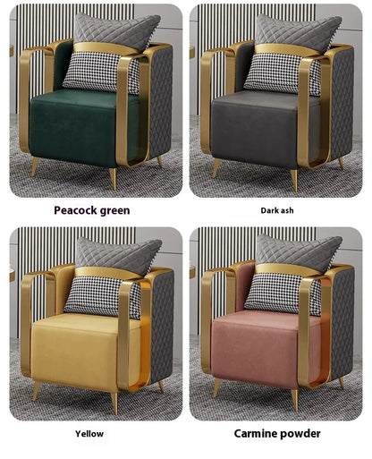 Living Room Single Sofa Dining Chair Victoria Relax Armchair Voven Upholstered Replacement Chairs Booster Nordic Floor Furniture