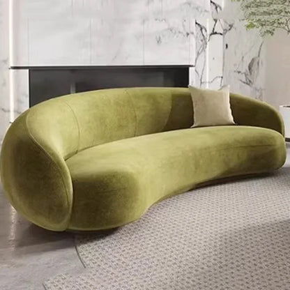 Vintage Comfortable Sofas Halloween Green Designer Elegant Unusual Sofa Mid Century Curved Sofa Inflavel Living Room Furniture