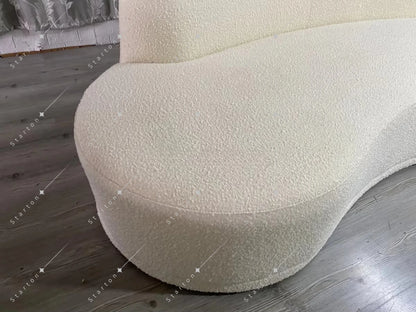Curved Couches Luxury Lounge Suite Sets Luxurious Modern 3 Seater Upholstered Furniture Curved Sofa for Living Room