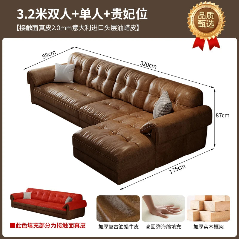 Leather Corner Living Room Sofas Armchair Minimalist Lazy Lounge Living Room Sofas Hallway Designer Muebles Postmodern Furniture
