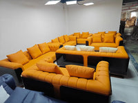 Light luxury sofa leather sofa luxury high-end new modern senior living room new Chinese European and American sofa