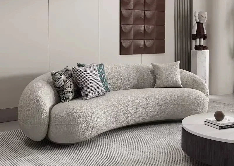 Minimalist Nordic Living Room Sofas Leather Recliner Designer Modern Sofas Luxury Lounge Balcony Cheap Divano Home Furniture