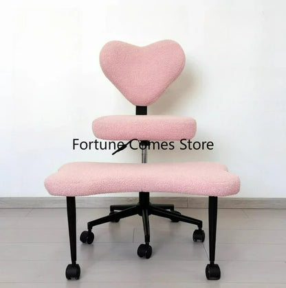 Cross Leg Chair - Meditation Chair with Wheels, ADHD Chair, Height Adjustable Seat, Adjustable Footstool