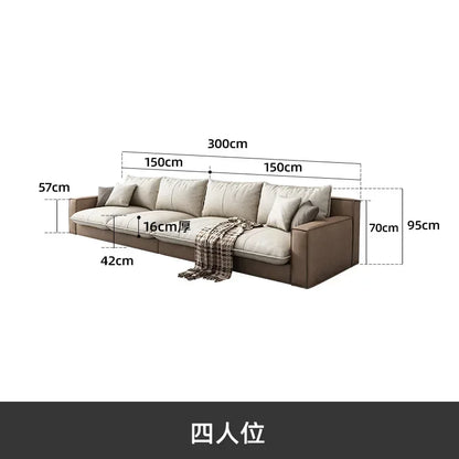 Fabric Sofa Modern Minimalist  Personality Chaise Sofa  Living Room Furniture
