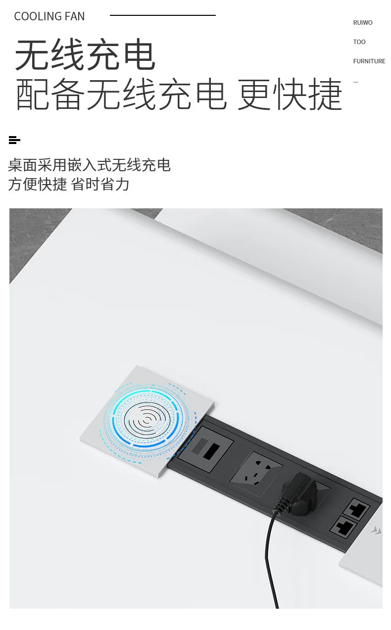 Minimalist Atmosphere Office Desk Computer High Single Fashionable Office Desk Irregular Office Furniture Der Schreibtisch XYOD