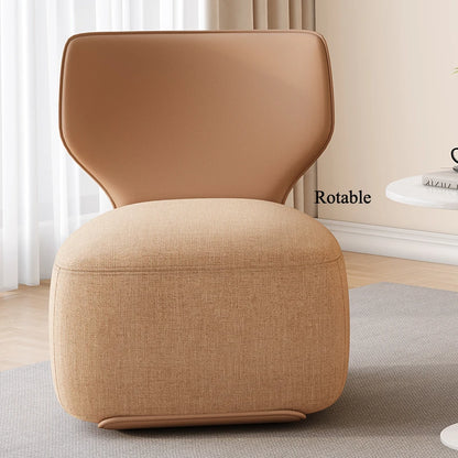 Single Sofa Chair Cream Wind Lazy Sofa Backrest Small Chair Living Room Balcony Leisure Chair Luxury Modern Sofa Furniture