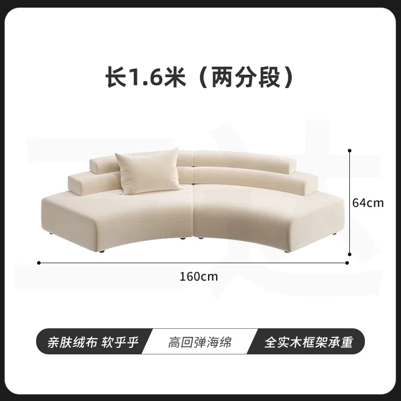 A44 Modern Nordic Living Room Sofas Conference Tables Office Sectional Corner Outdoor Sofa Curved Designer Muebles Home Furnitur