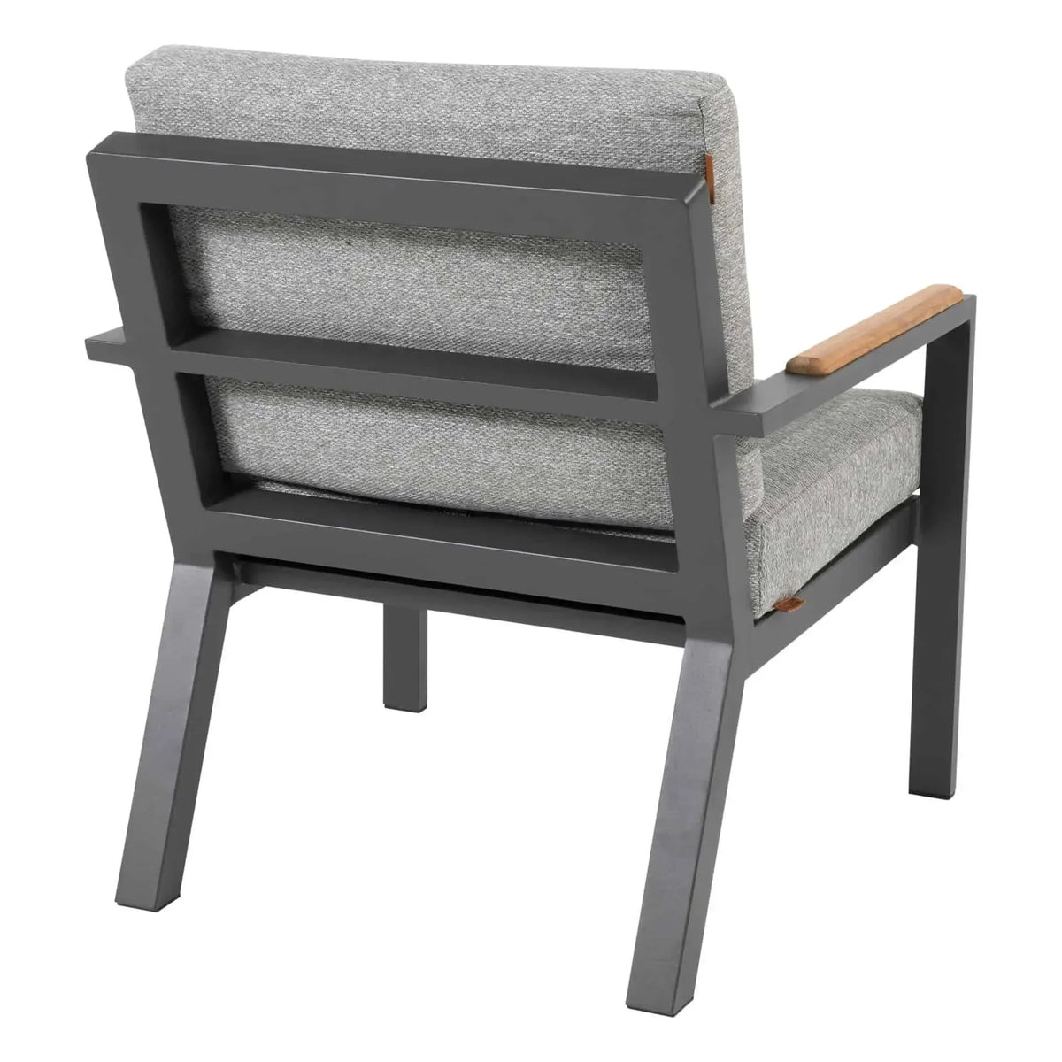 -Hotel Aluminium Dining Set Outdoor Rope Chairs Furniture Patio Metal Table And Chairs Garden Luxury Teak Wood Dining Table