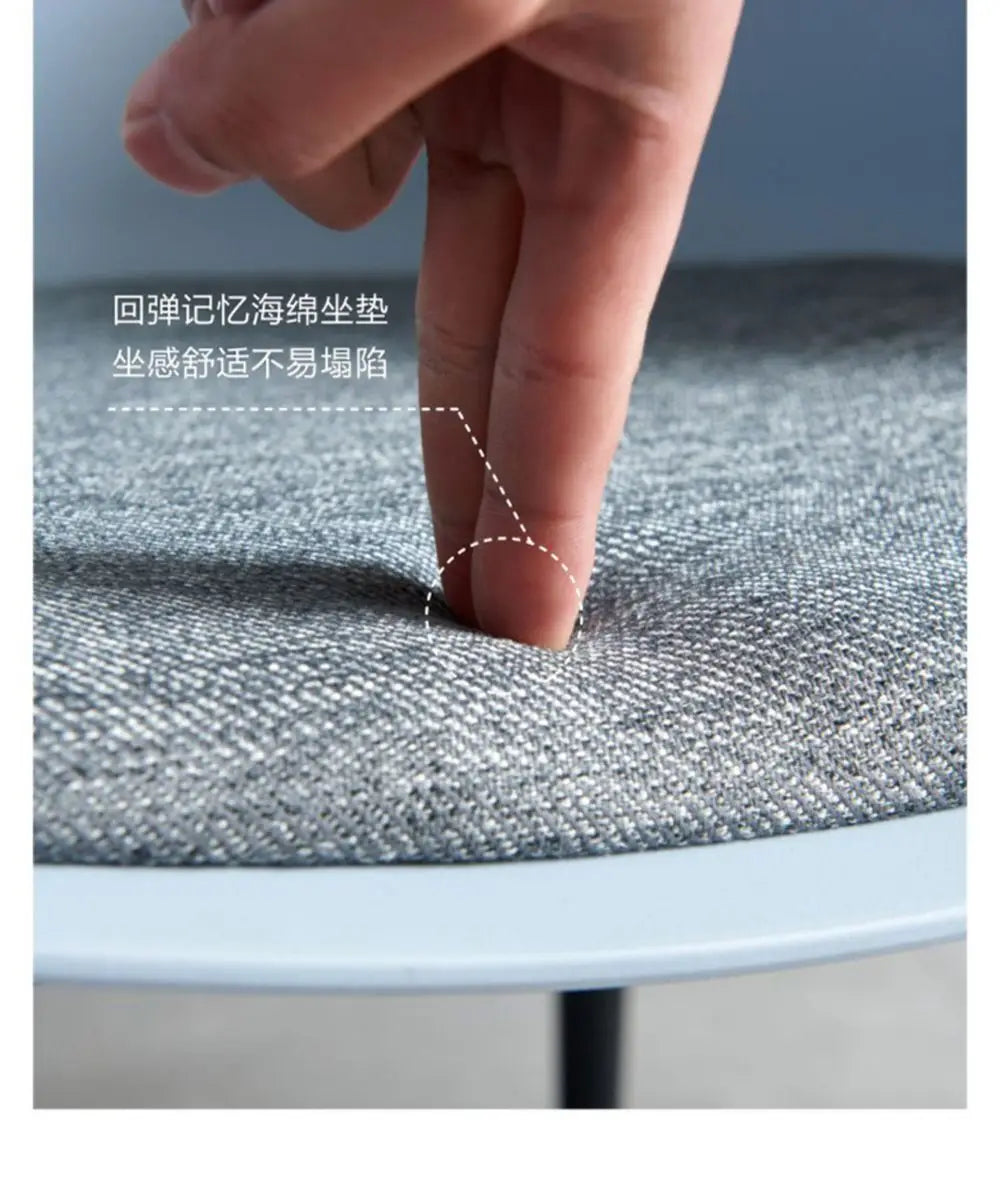 Modern Simple Living Room Chair Plastic Cushion Chair Home Restaurant Armchair Nordic Leisure Chairs Backrest Desk Chairs
