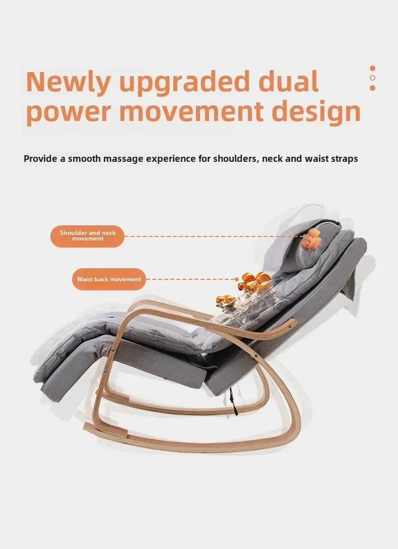 Newly Upgraded Multifunctional Massage Chair with Roller Heating and Vibration Full Body Massage Lounge Chair Recliner Chair