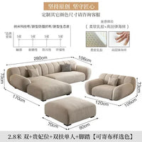 Fabric Living Room Sofas Modern Minimalist Sectional Modular Sofa Elegant Comfortable Canape  De Luxe Nordic Furniture
