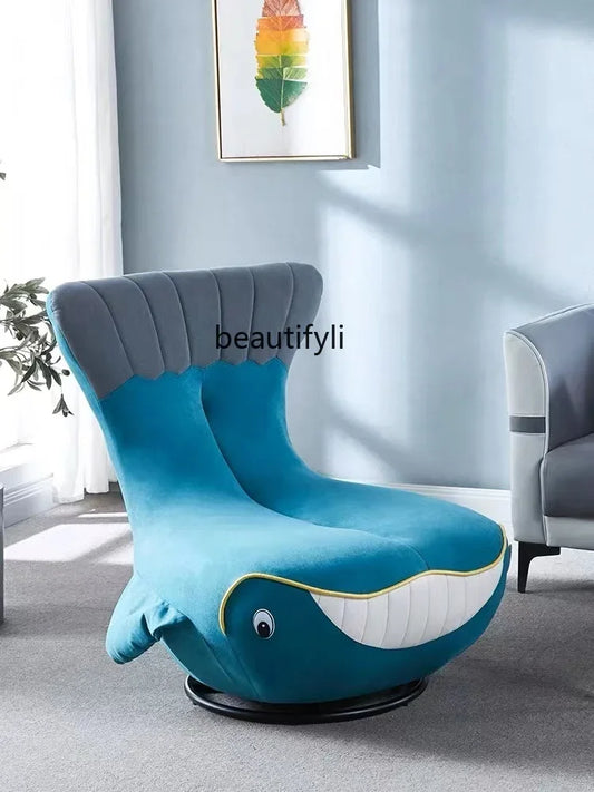 ss7304 Shark Swivel Chair Animal Leisure Small Apartment Simple Home Whale Sofa