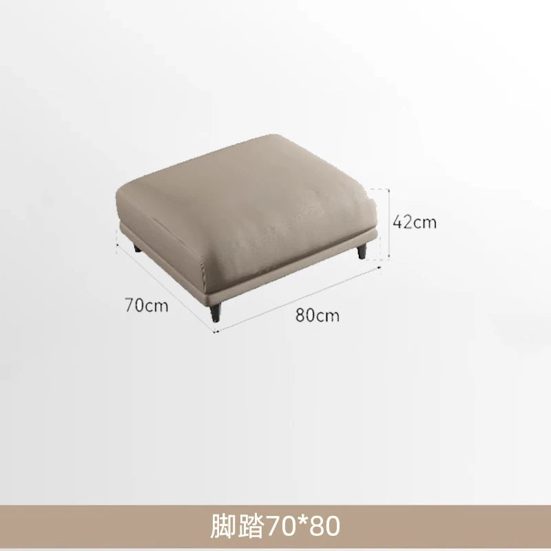 Genuine Leather Italian Living Room Sofa Luxury Lounge Designer Minimalist Sofas Modern Family Muebles Furniture Decoration